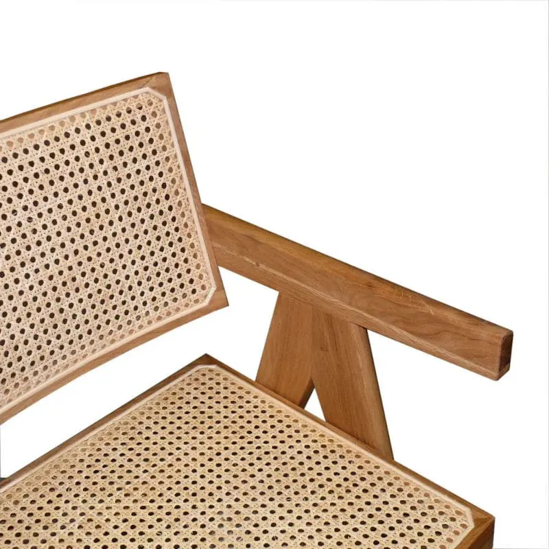 Eichenholz-Stuhl nach Jeanneret Mid Century Design, Complex Chair