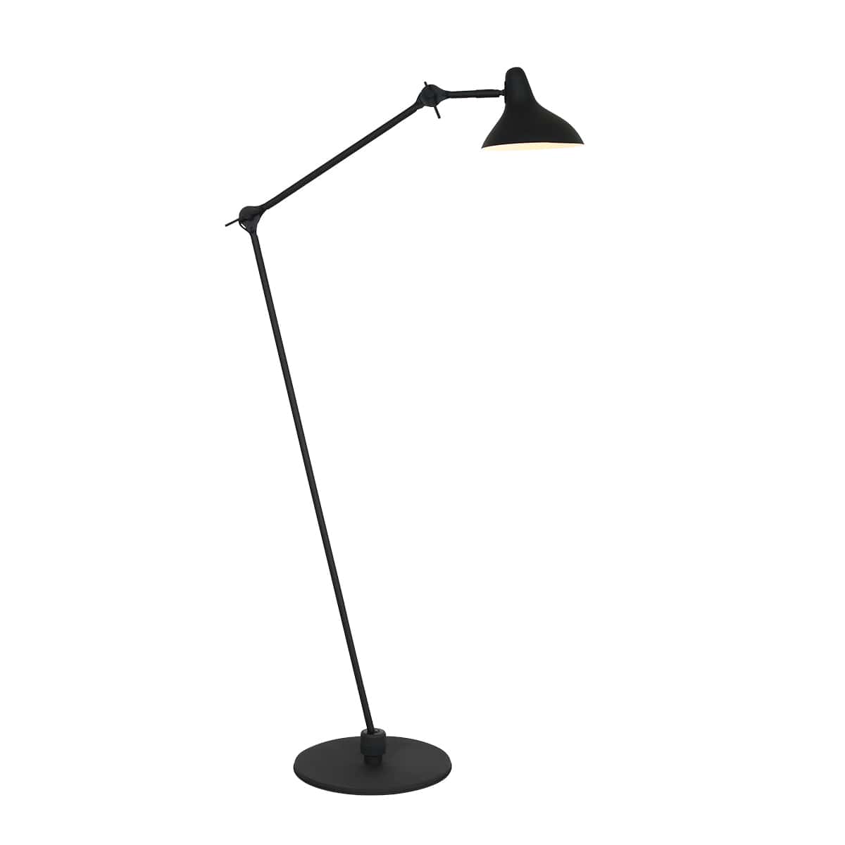Stehlampe schwarz retro Design