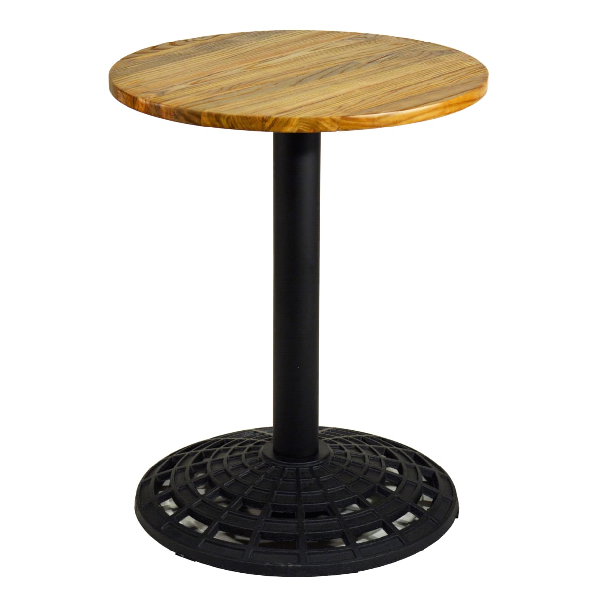 Gastro-Tisch Vintage Holz rund und klein