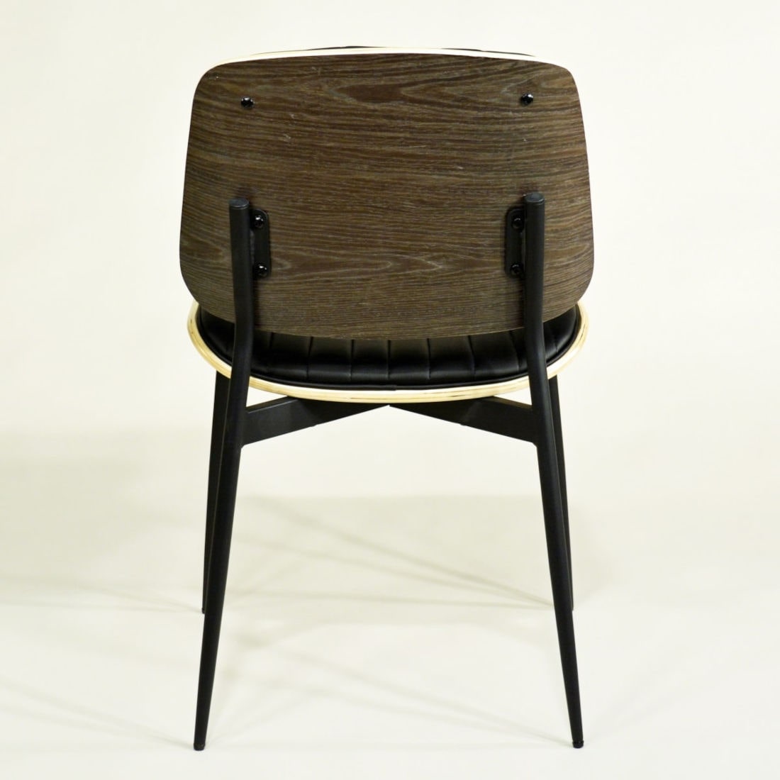 Schicker schwarzer Vintage Design Stuhl