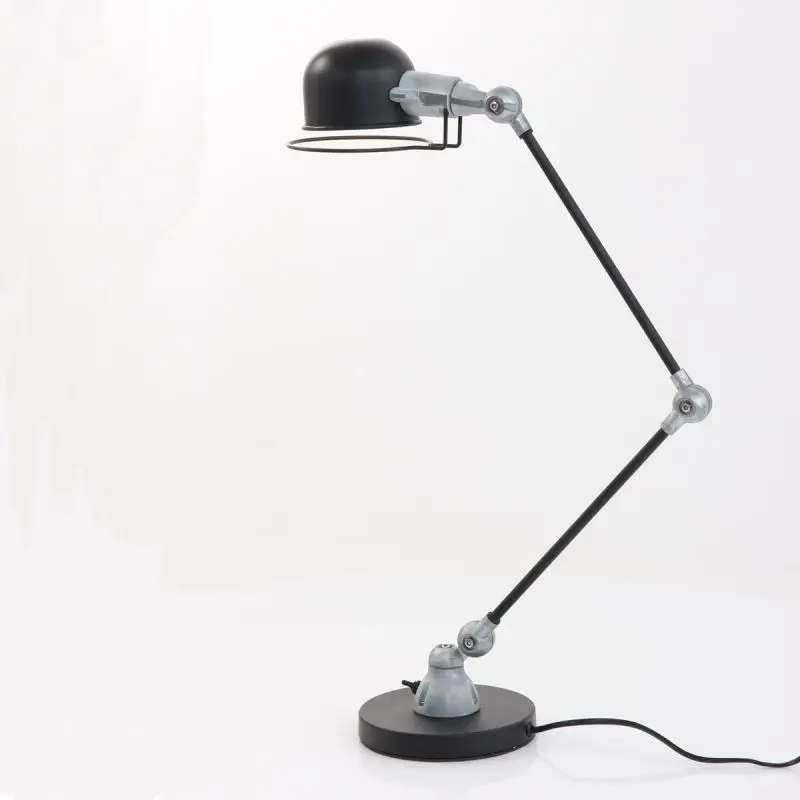 Schwarze Industrial Vintage Lampe originalgetreu mit Kippschalter 